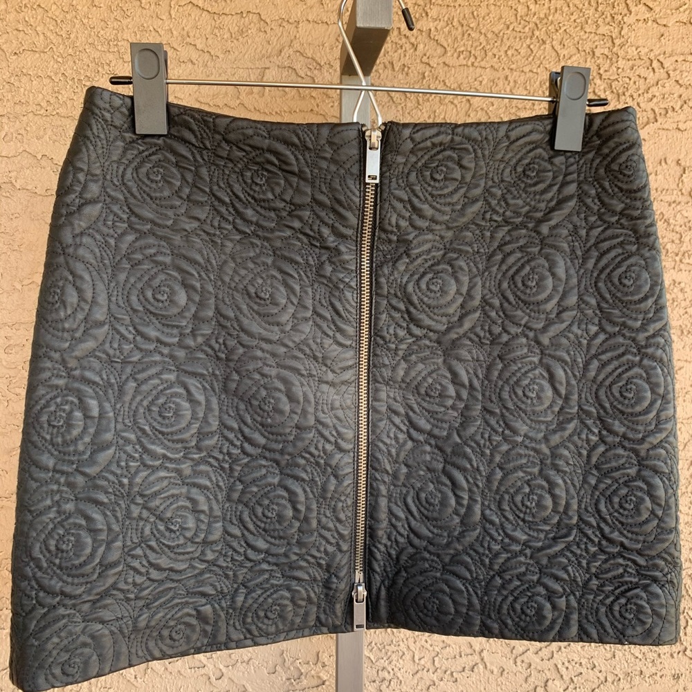 ZARA Trafaluc Faux Leather Mini Skirt